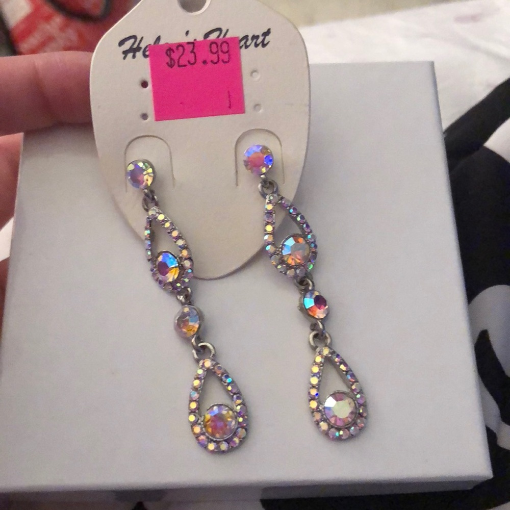 Iridescent earrings